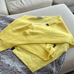 Yellow fleece scarf from Henriette Stefensen Copenhagen - NWOT - super soft
